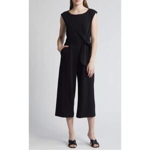 TAHARI Elegant Black Jumpsuit